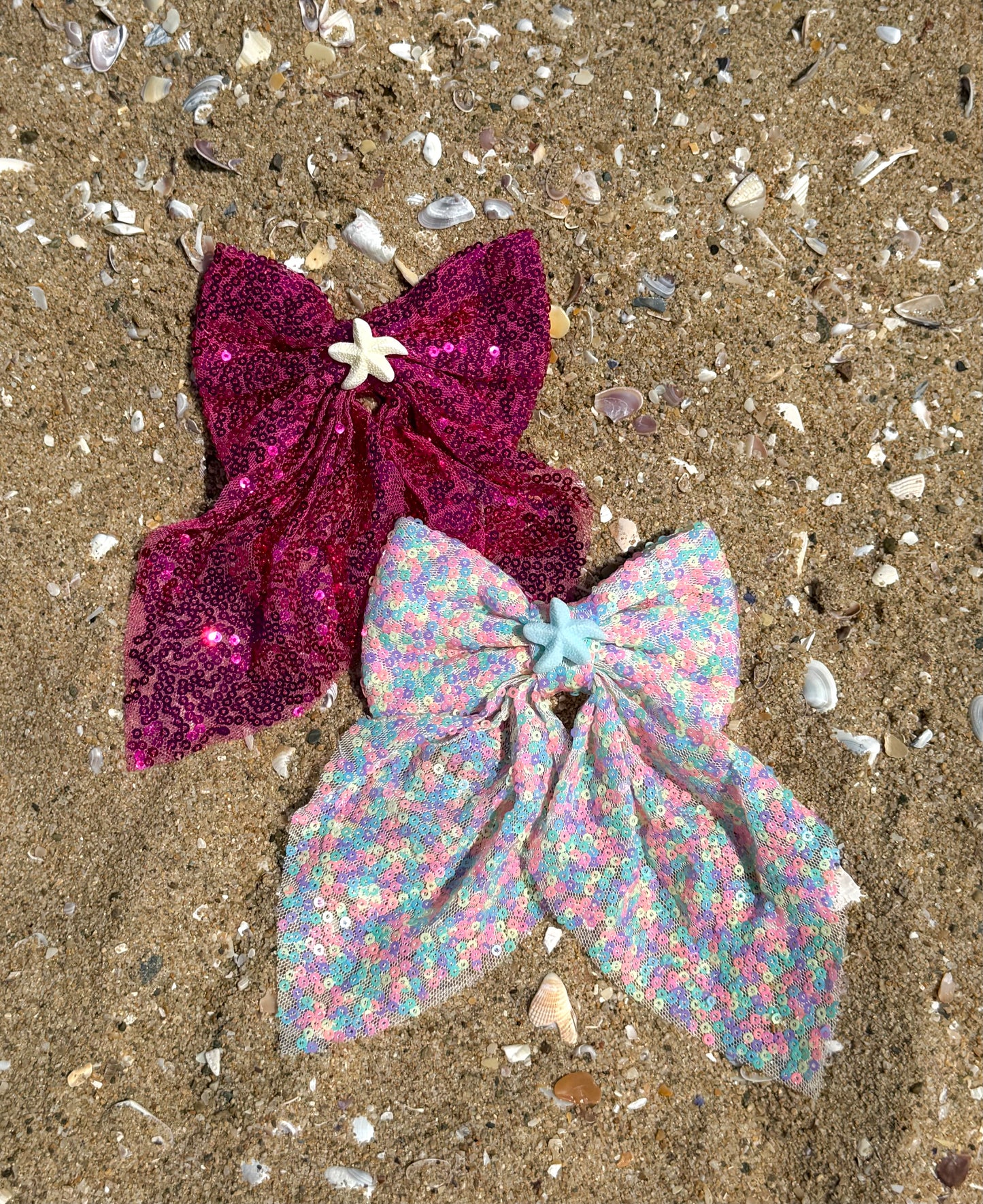 Rainbow starfish bow