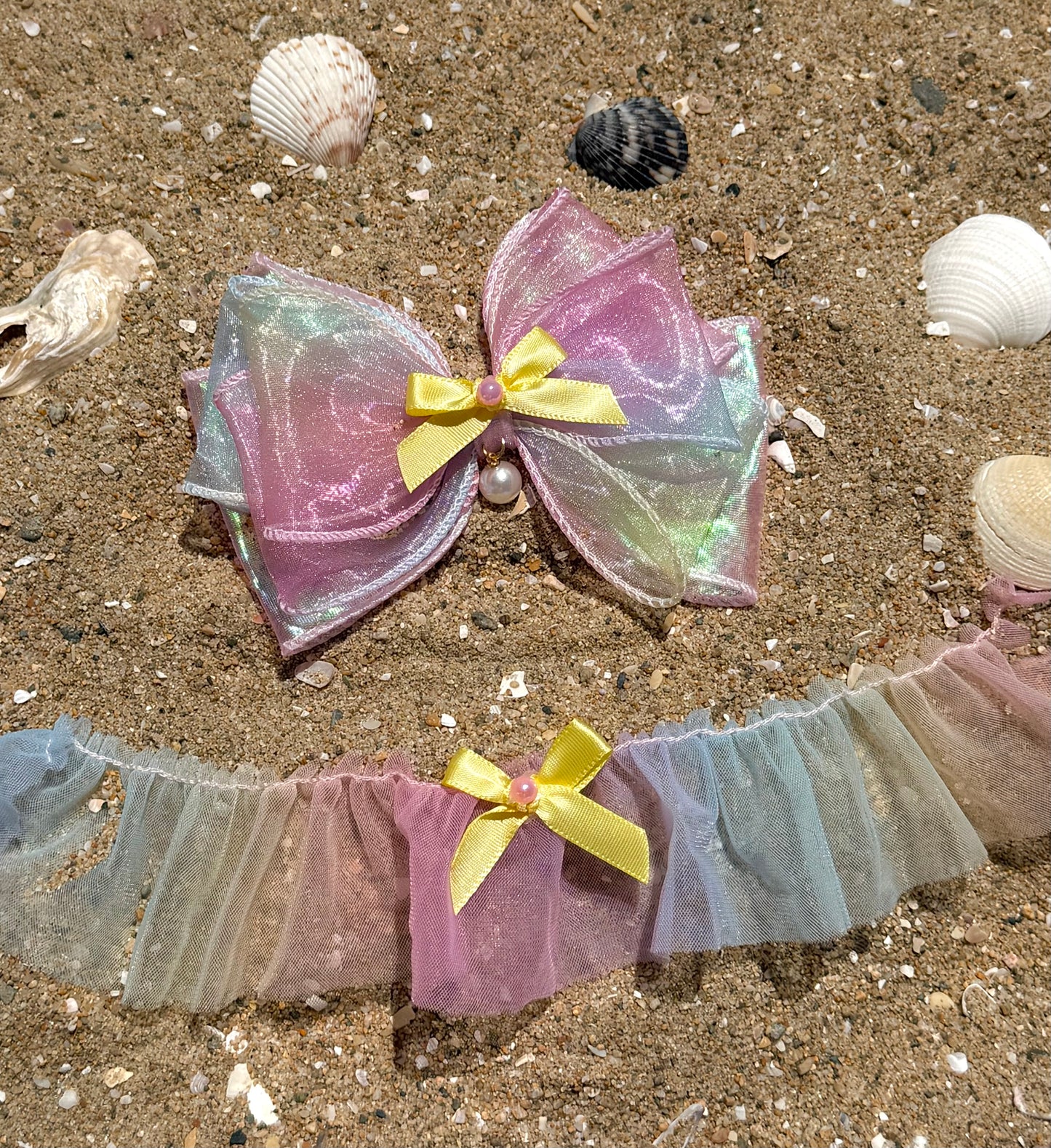 Rainbow wave choker