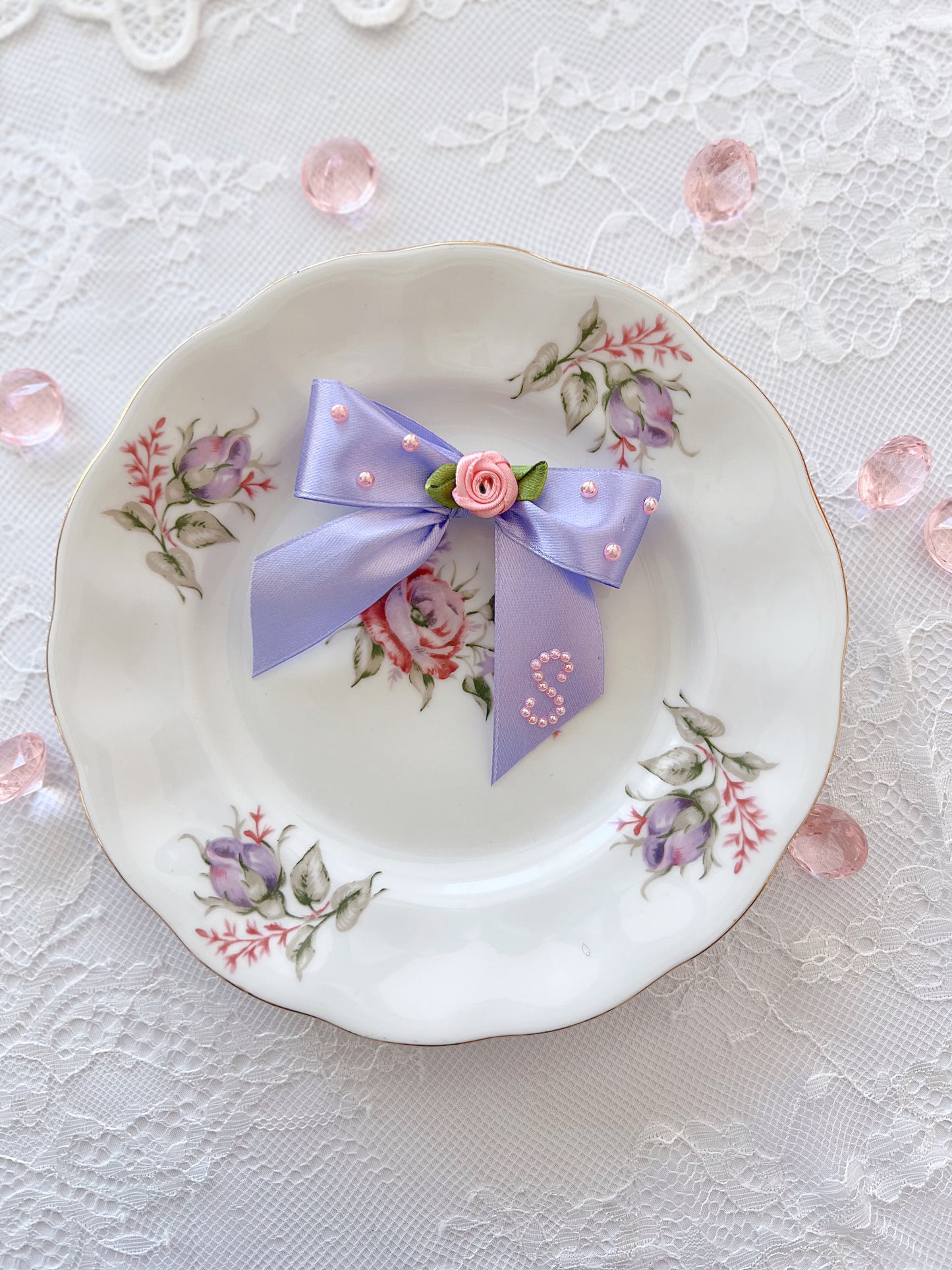 The Razzleberry Pie Initial Bow
