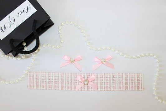Pink Central Park choker