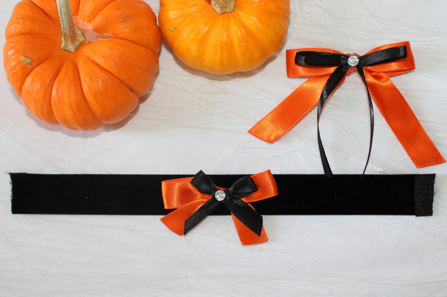 Candy corn crush bow
