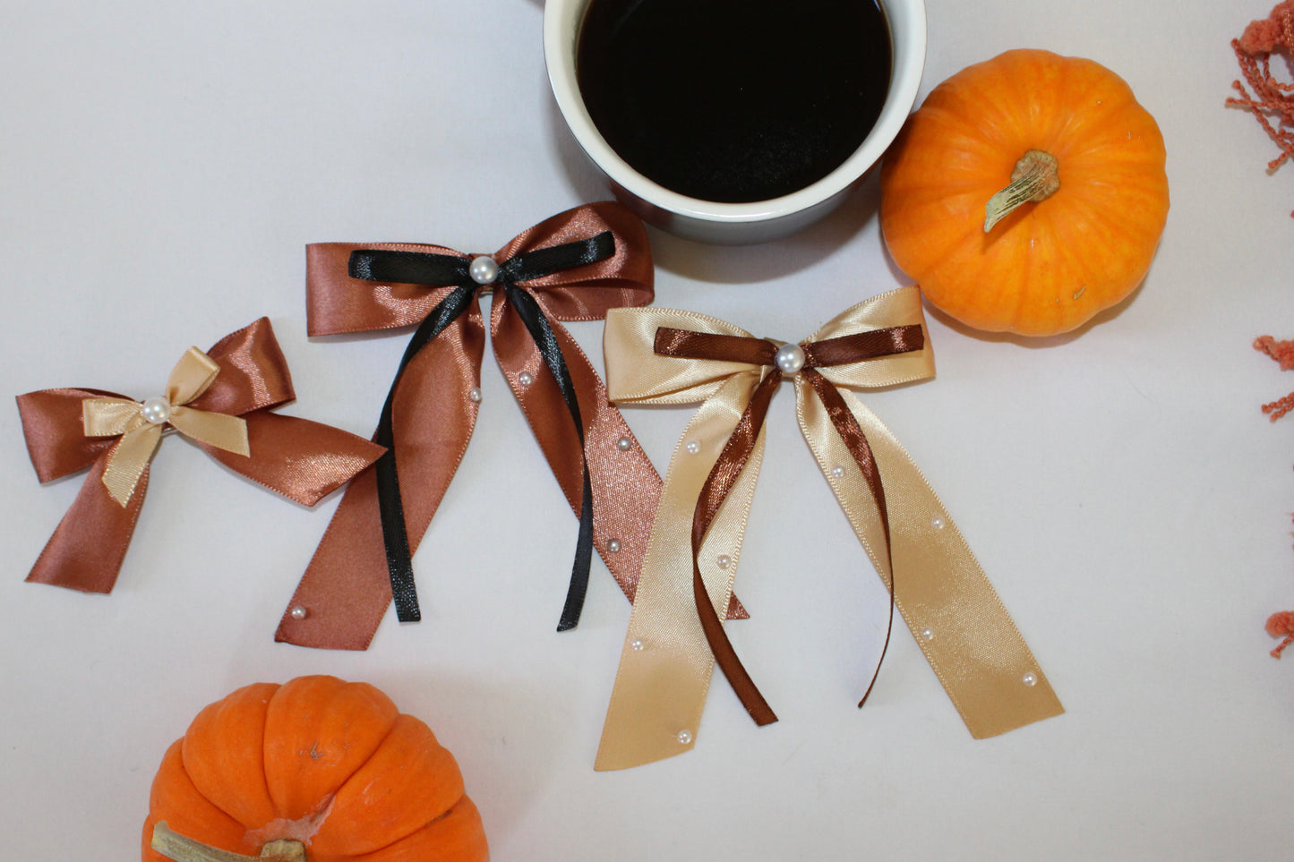 Pumpkin chai bow