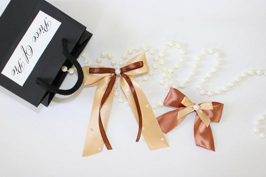 Pumpkin chai bow
