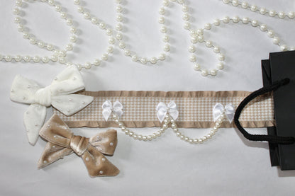 Tan gossip choker