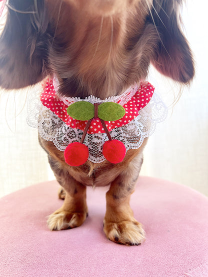 The Dottie hanging cherry choker