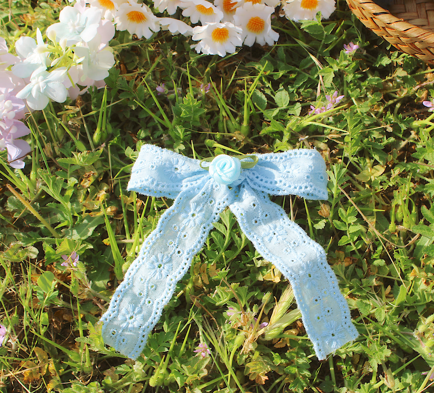 Spring breeze lace small bow