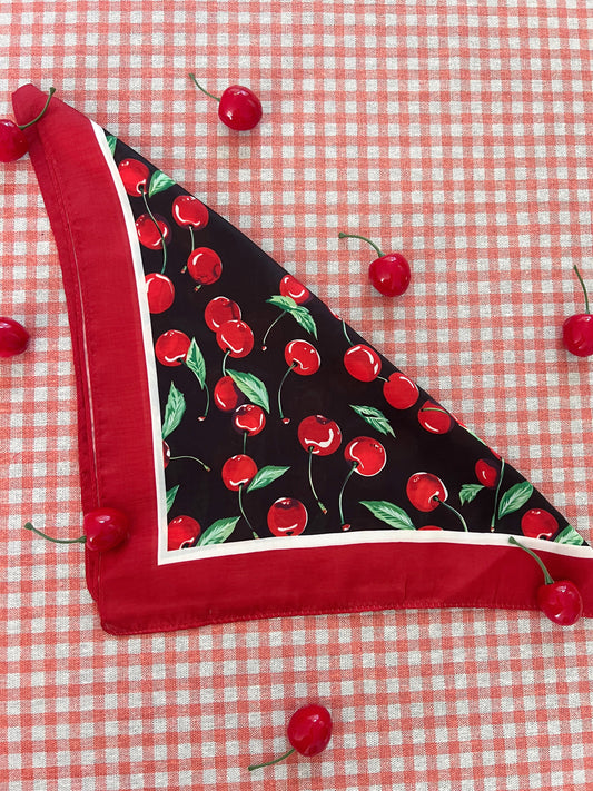 The red cherry bomb headscarf