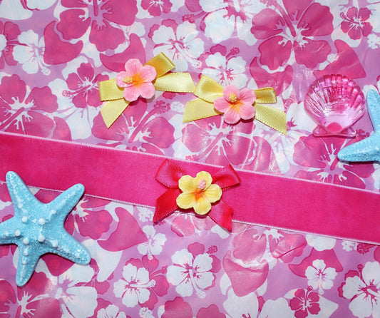 Hibiscus hottie choker
