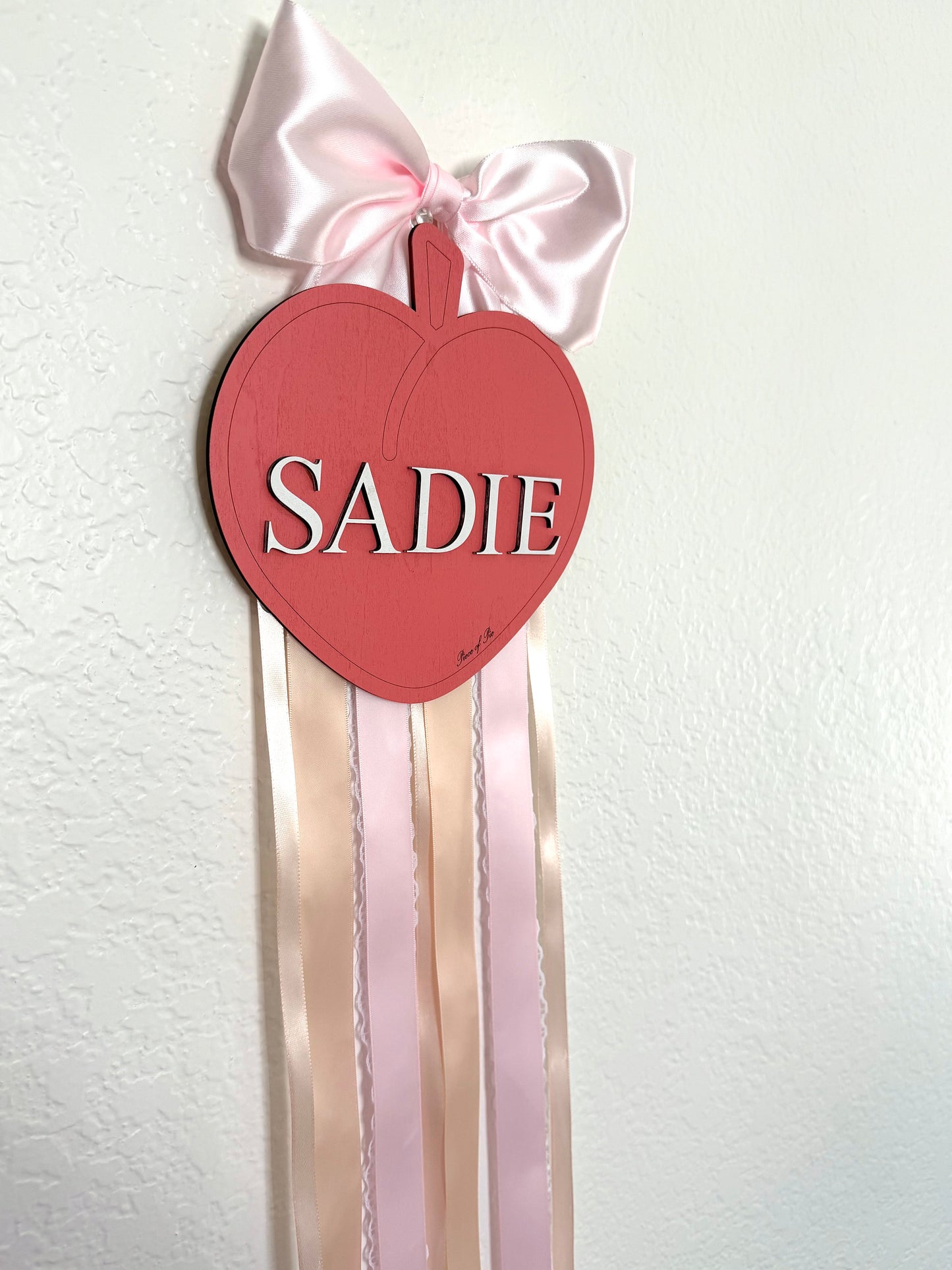 Georgia peach bow holder