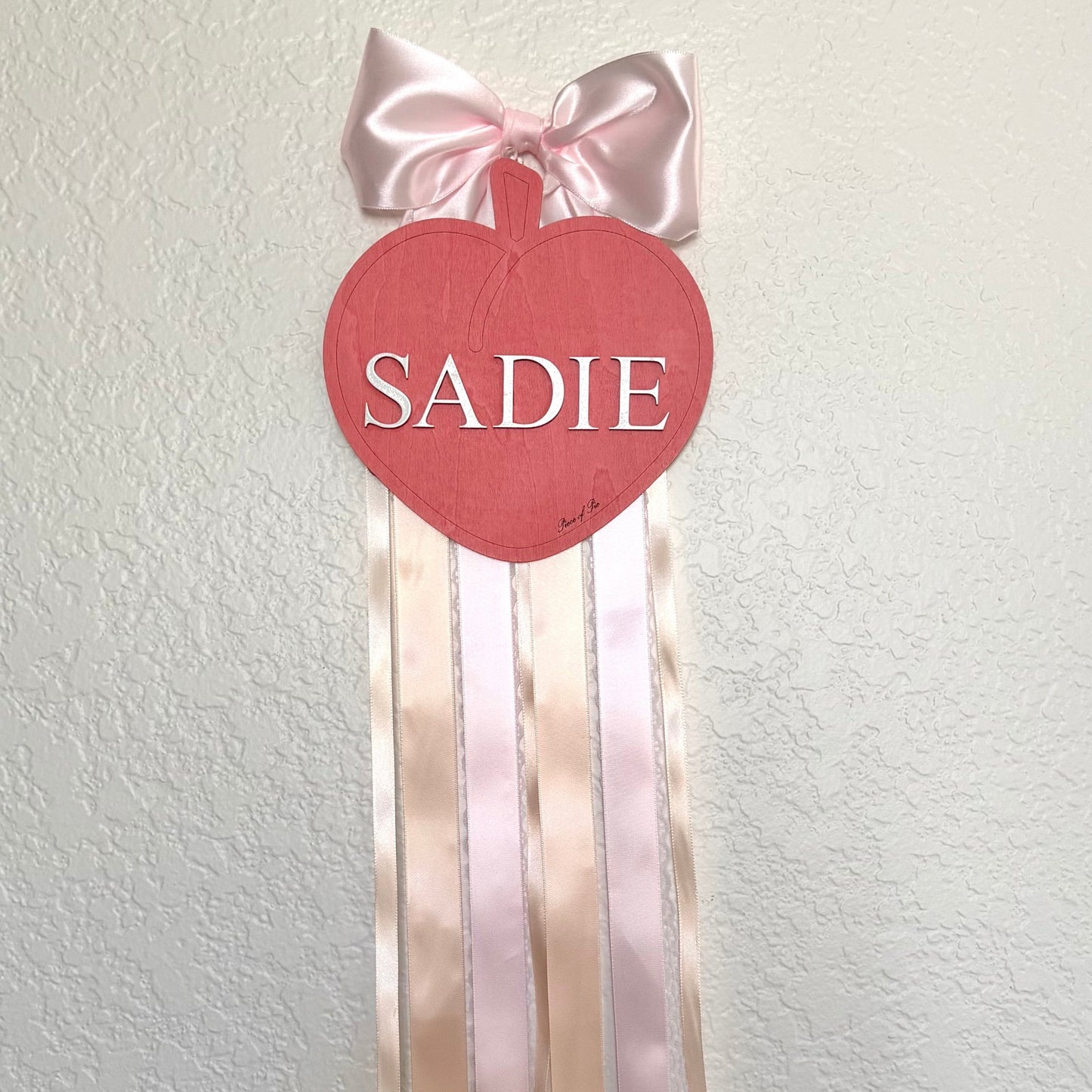 Georgia peach bow holder