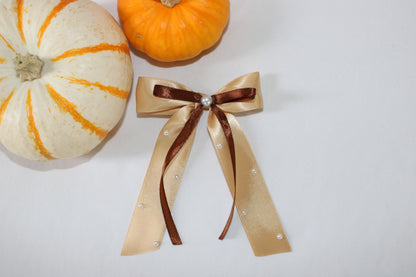 Pumpkin chai bow