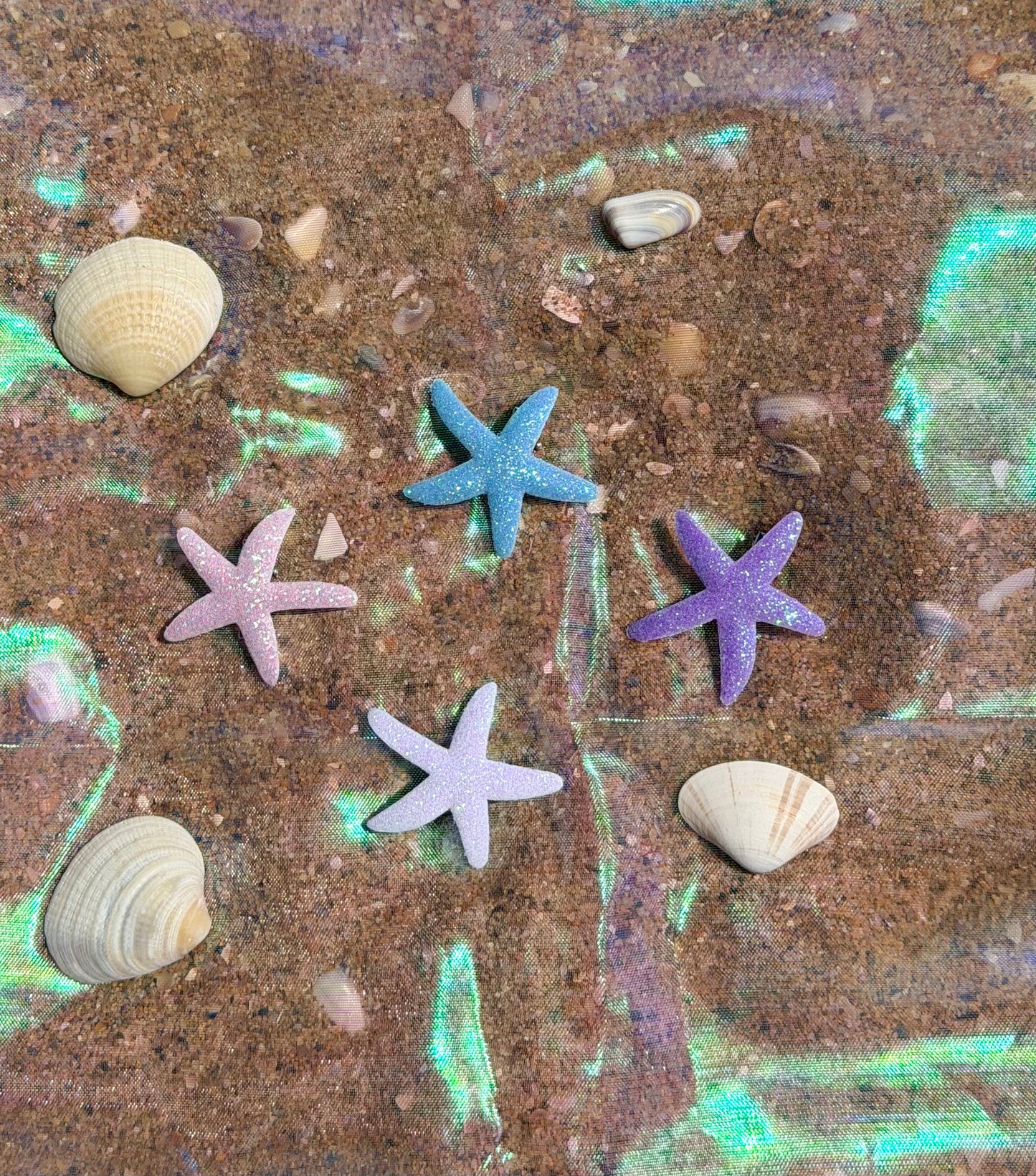 Starfish hair clip