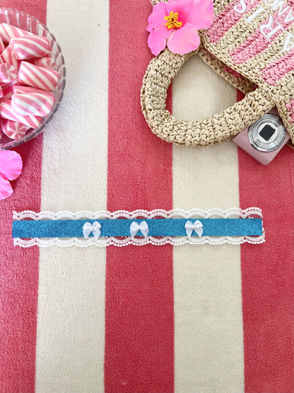 The poolside babe glitter choker