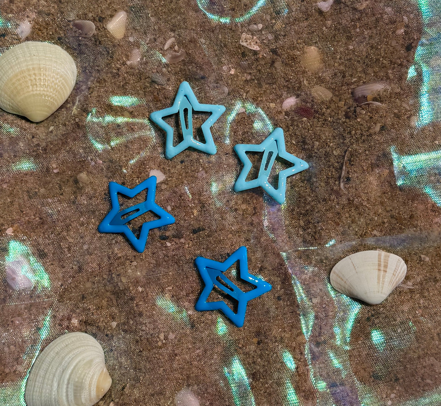 Lagoon Star hair clips