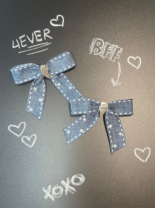 The Sassy Besties Twin Bows No