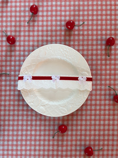 The Cherry Velvet Choker