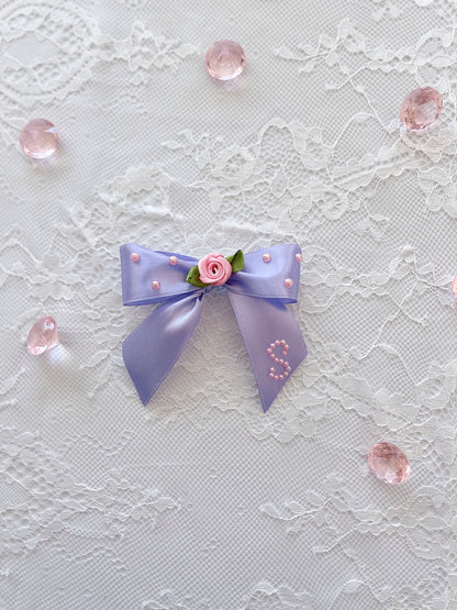 The Razzleberry Pie Initial Bow
