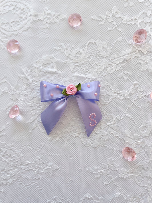 The Razzleberry Pie Initial Bow