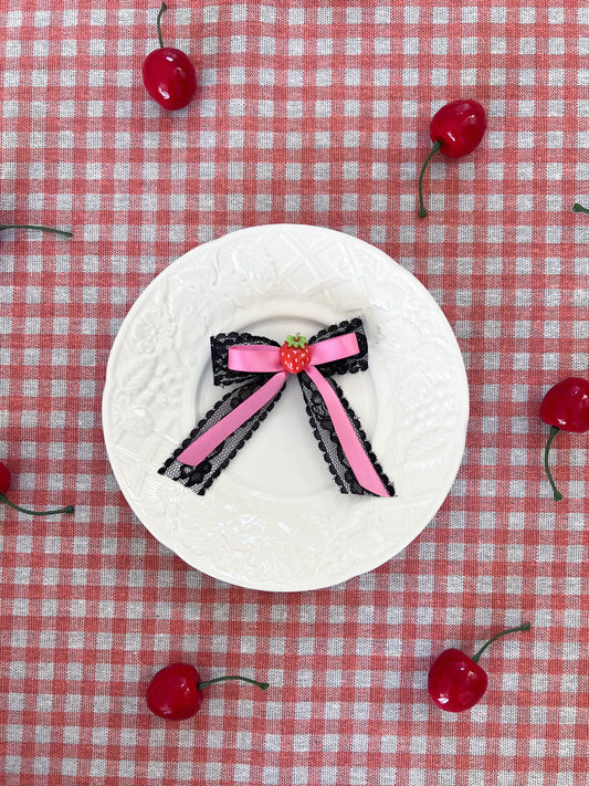 The Pink Licorice Bow