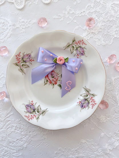 The Razzleberry Pie Initial Bow